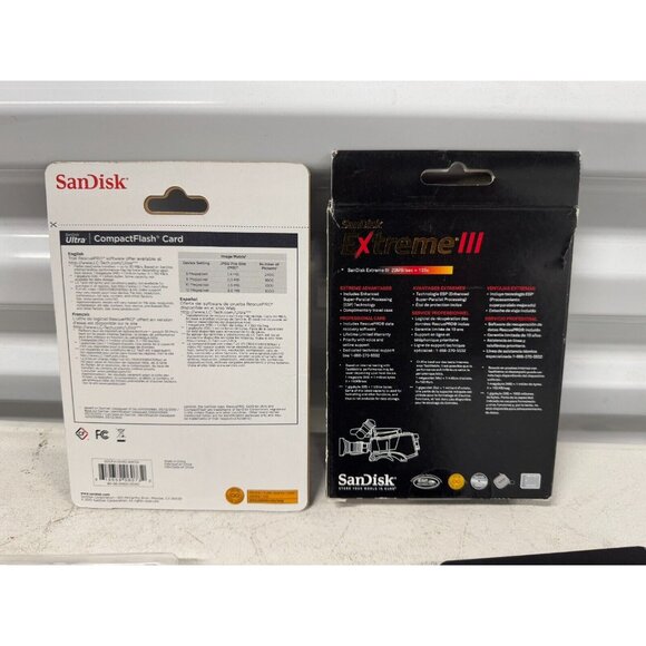 Lot of 5 SanDisk 4GB & Extreme III Kingdom 133X PixelFlash & Delkin Pro UDMA 6 - Picture 5 of 6